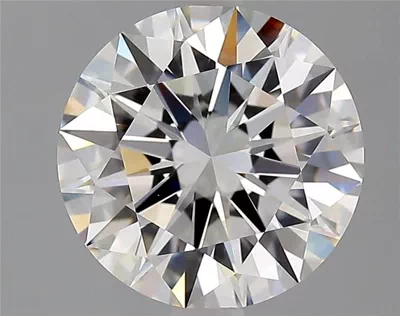 2.09ct H IF Rare Carat Ideal Cut Round Diamond