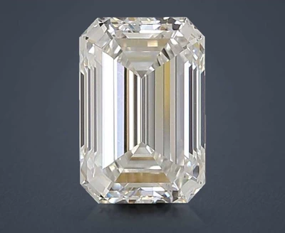 1.56ct F VS1 Rare Carat Ideal Cut Emerald Lab Grown Diamond