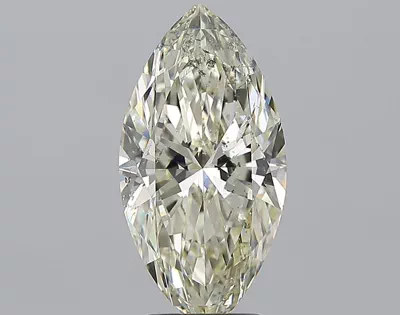 3.01ct J SI2 Rare Carat Ideal Cut Marquise Diamond