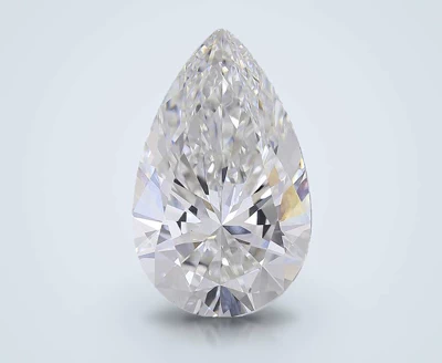 11.56ct F VS1 Rare Carat Ideal Cut Pear Lab Grown Diamond