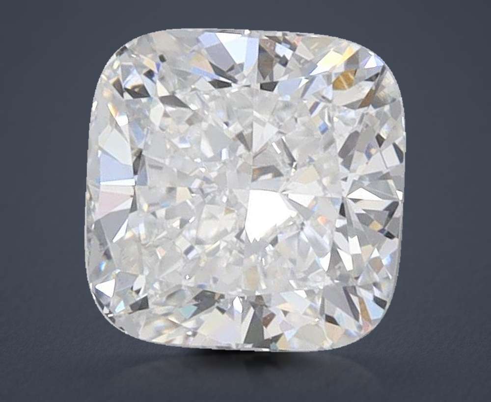 1.51ct E VS1 Rare Carat Ideal Cut Cushion Lab Grown Diamond