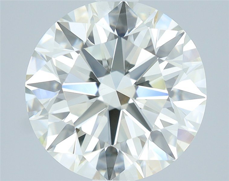 2.82ct J VS1 Ideal Cut Round Diamond