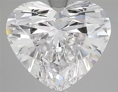 5.02ct D VS2 Rare Carat Ideal Cut Heart Diamond