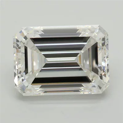 4.80ct F VVS2 Excellent Cut Emerald Lab Grown Diamond