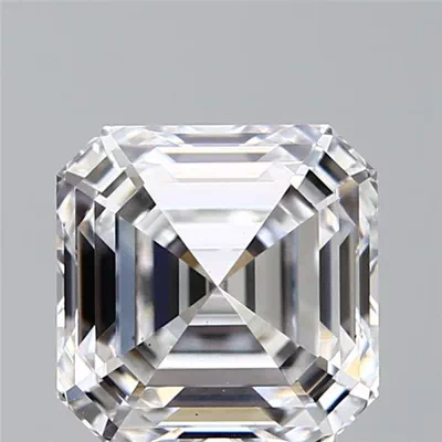 2.06ct D VS1 Rare Carat Ideal Cut Asscher Lab Grown Diamond