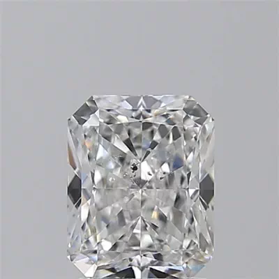 1.71ct E SI2 Rare Carat Ideal Cut Radiant Diamond