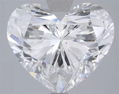 5.10ct E VS2 Good Cut Heart Lab Grown Diamond