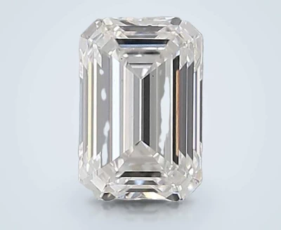 1.71ct E VS1 Rare Carat Ideal Cut Emerald Lab Grown Diamond