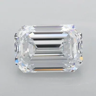 1.08ct E FL Rare Carat Ideal Cut Emerald Lab Grown Diamond