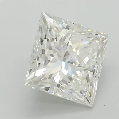 4.02ct F VS1 Rare Carat Ideal Cut Princess Lab Grown Diamond