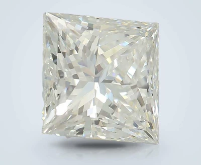 4.02ct F VS1 Rare Carat Ideal Cut Princess Lab Grown Diamond