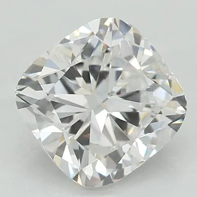 1.00ct D VS2 Rare Carat Ideal Cut Cushion Lab Grown Diamond
