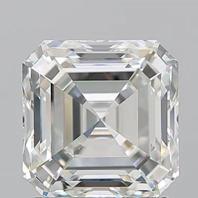 2.04ct J VVS1 Rare Carat Ideal Cut Asscher Diamond