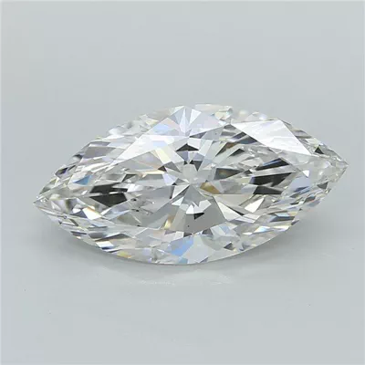 3.05ct F VS1 Rare Carat Ideal Cut Marquise Lab Grown Diamond