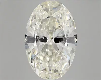 8.09ct K SI1 Rare Carat Ideal Cut Oval Diamond