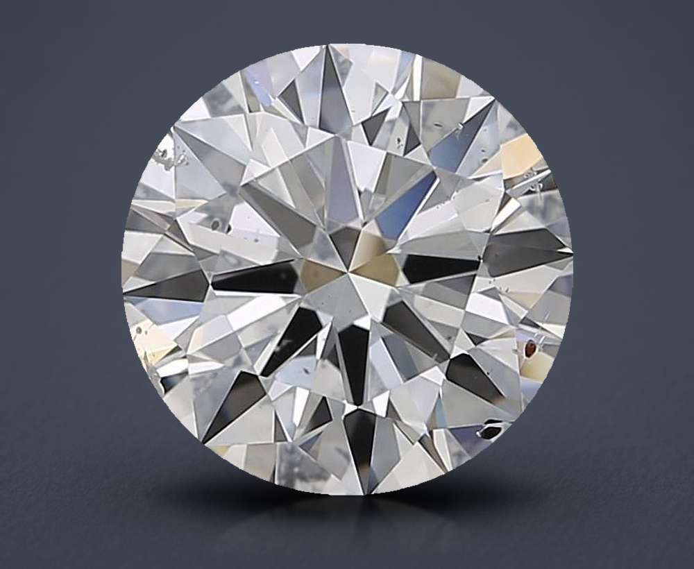 1.90ct E SI2 Rare Carat Ideal Cut Round Diamond