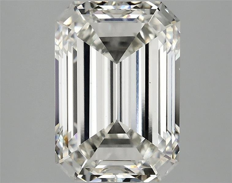3.08ct H VS2 Excellent Cut Emerald Lab Grown Diamond