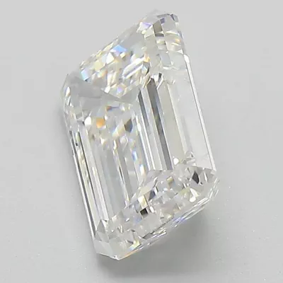 2.27ct E VVS1 Rare Carat Ideal Cut Emerald Lab Grown Diamond