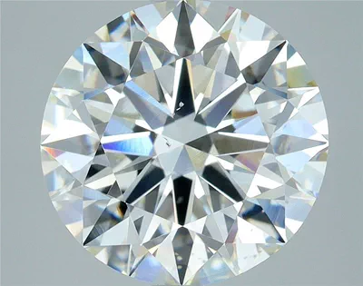 3.02ct H SI1 Rare Carat Ideal Cut Round Diamond
