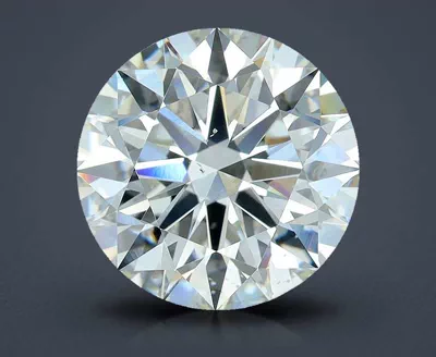 3.02ct H SI1 Rare Carat Ideal Cut Round Diamond