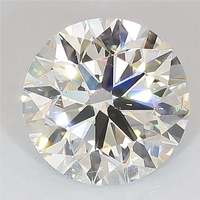 3.04ct J SI1 Excellent Cut Round Lab Grown Diamond