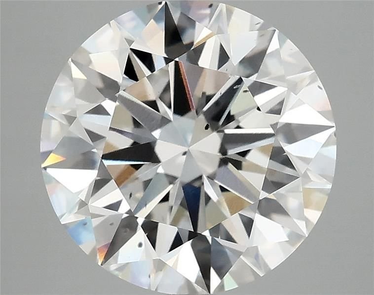 5.05ct F SI1 Excellent Cut Round Lab Grown Diamond