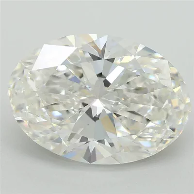 4.00ct F VS1 Rare Carat Ideal Cut Oval Lab Grown Diamond