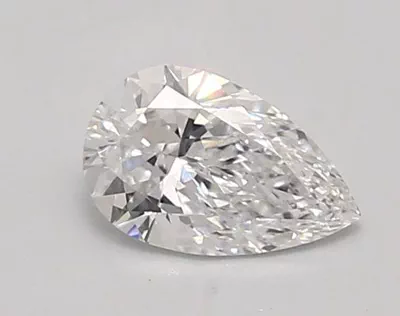 0.88ct D VVS2 Rare Carat Ideal Cut Pear Lab Grown Diamond
