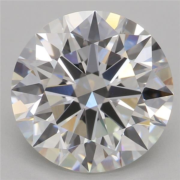 3.04ct F VVS2 Ideal Cut Round Lab Grown Diamond