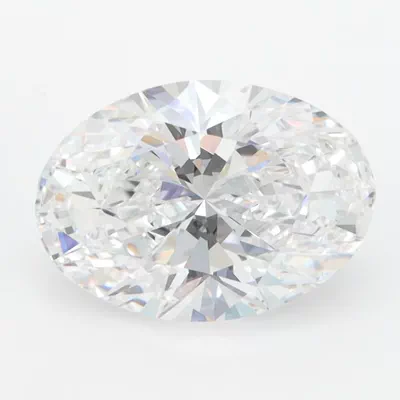 3.02ct D VVS1 Rare Carat Ideal Cut Oval Lab Grown Diamond