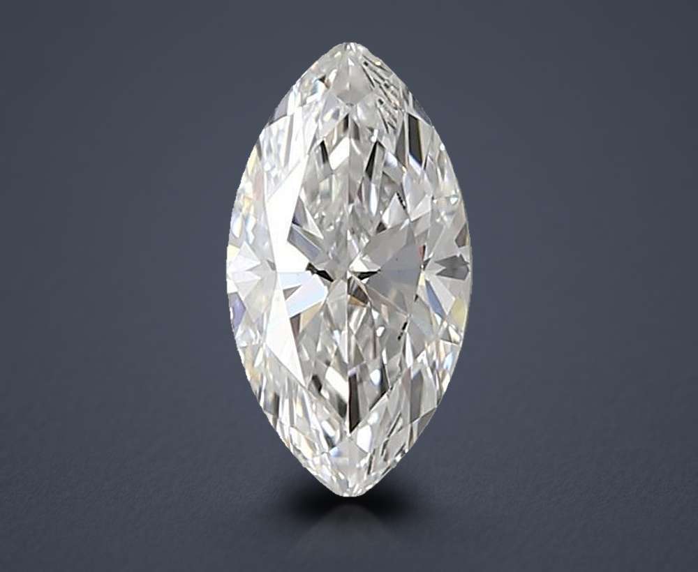 0.64ct D VVS2 Rare Carat Ideal Cut Marquise Lab Grown Diamond