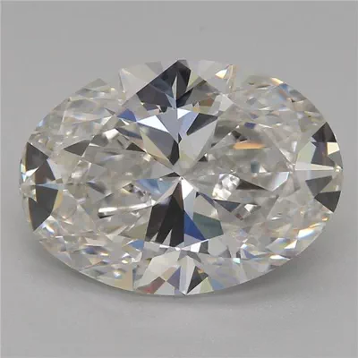 2.55ct F VVS2 Rare Carat Ideal Cut Oval Lab Grown Diamond