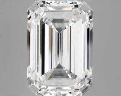 12.21ct F VS1 Rare Carat Ideal Cut Emerald Lab Grown Diamond