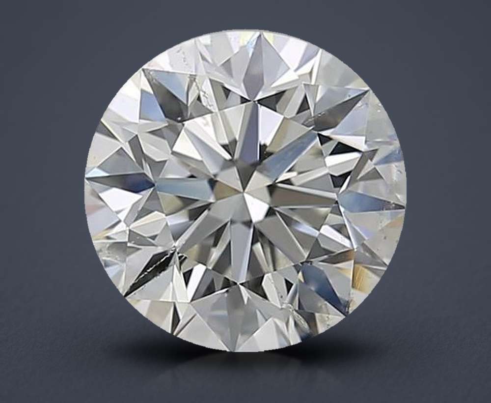 3.51ct H SI2 Excellent Cut Round Diamond