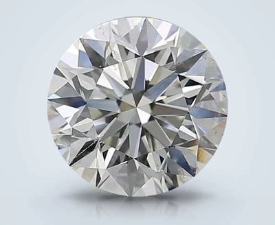 3.51ct H SI2 Excellent Cut Round Diamond