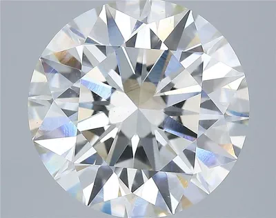 5.02ct I VS2 Rare Carat Ideal Cut Round Diamond
