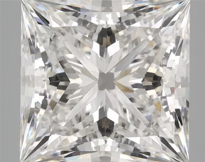 6.13ct G VS1 Rare Carat Ideal Cut Princess Lab Grown Diamond