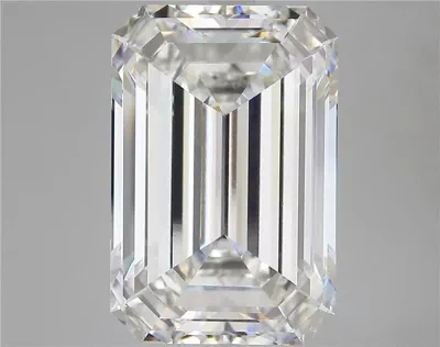 16.05ct F VVS2 Rare Carat Ideal Cut Emerald Lab Grown Diamond