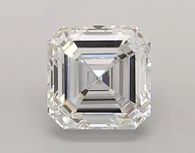 1.66ct D VVS2 Excellent Cut Asscher Lab Grown Diamond