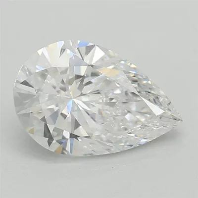1.00ct D SI1 Rare Carat Ideal Cut Pear Lab Grown Diamond