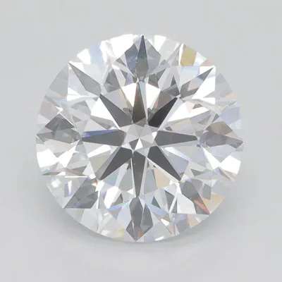 4.01ct D VVS2 Rare Carat Ideal Cut Round Lab Grown Diamond