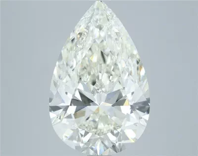 4.00ct I SI1 Rare Carat Ideal Cut Pear Diamond