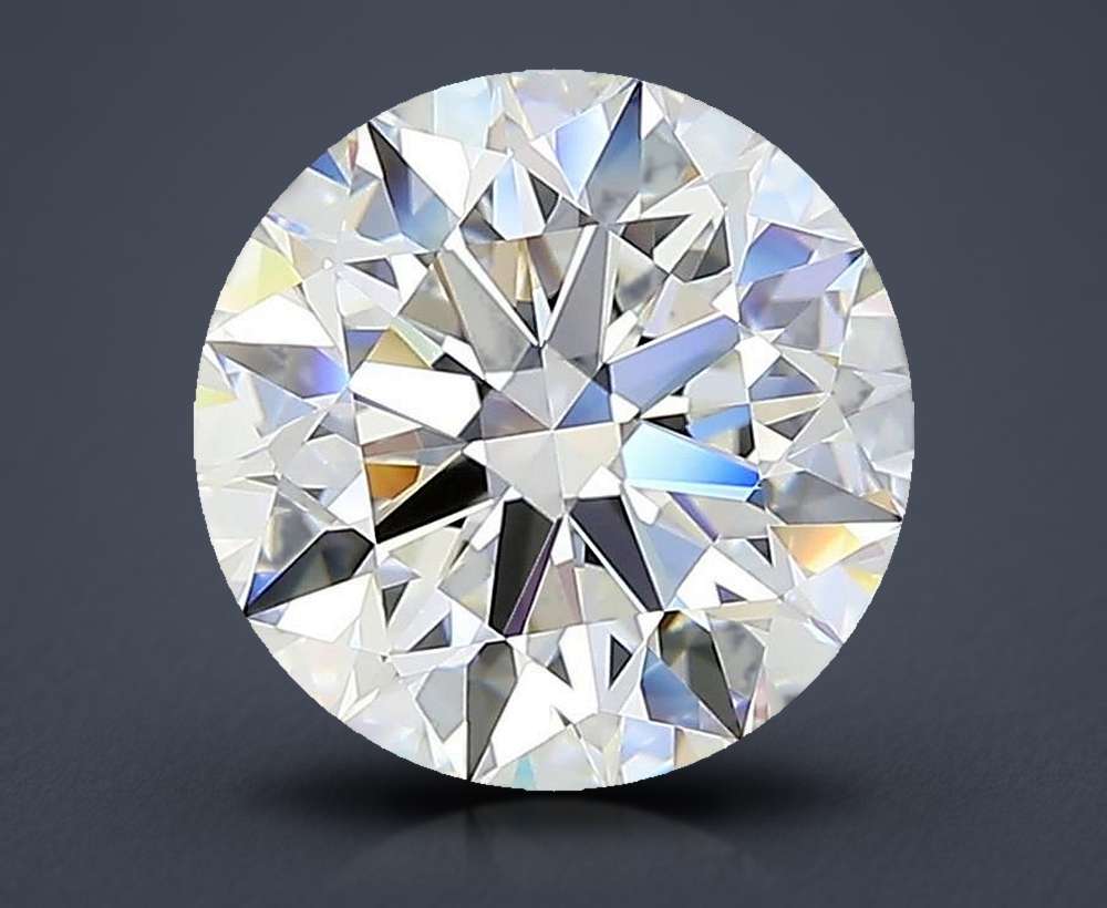 5.12ct G VVS1 Rare Carat Ideal Cut Round Diamond