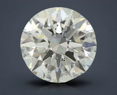 3.03ct F SI1 Very Good Cut Round Lab Grown Diamond
