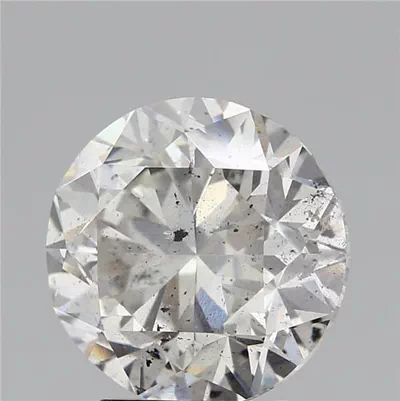 3.02ct F SI2 Good Cut Round Diamond