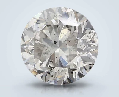3.02ct F SI2 Good Cut Round Diamond