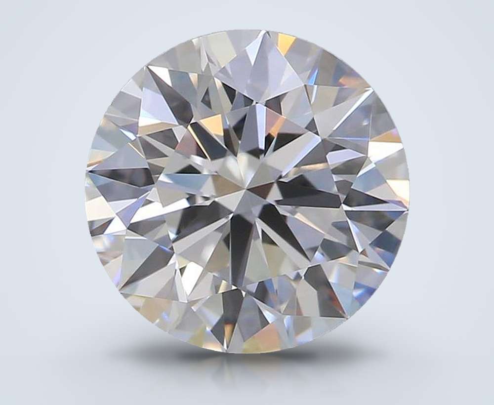 2.06ct E VVS1 Rare Carat Ideal Cut Round Lab Grown Diamond