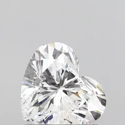 0.73ct D VVS2 Rare Carat Ideal Cut Heart Lab Grown Diamond