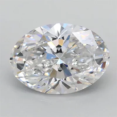 2.04ct D VVS2 Rare Carat Ideal Cut Oval Lab Grown Diamond