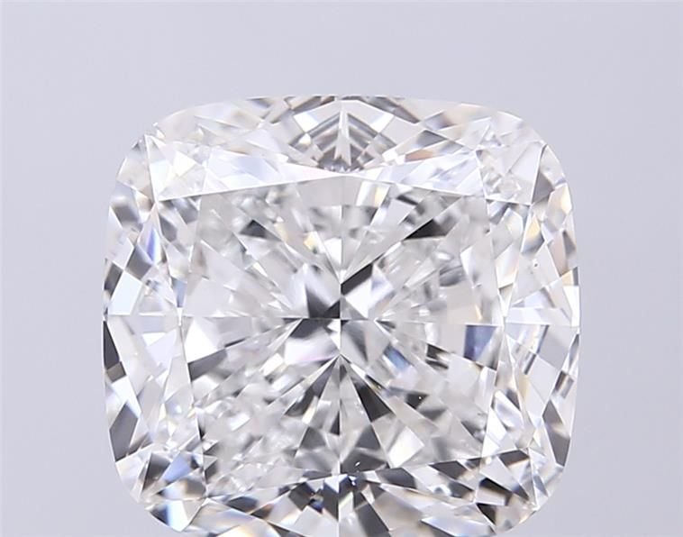8.05ct F VS1 Rare Carat Ideal Cut Cushion Lab Grown Diamond